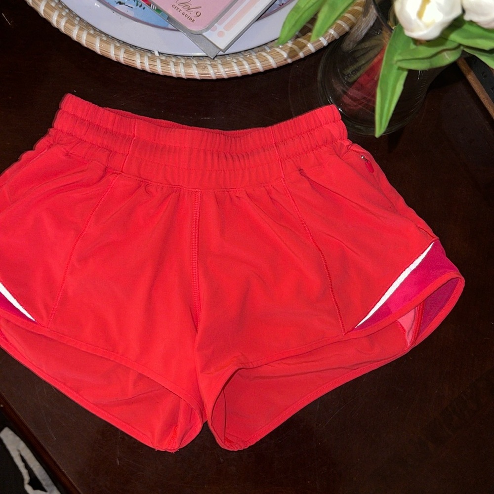Lululemon pink shorts!